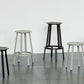 Contemporary Backless Barstool Round Seat Armless Bar Stools with 4 Metal Legs Clearhalo 'Bar Furniture' 'Bar Stools' 'bar_stools' 'furn' 'furn_bar_stools' 'Furniture' 'Kitchen & Dining Furniture' 1200x1200_8b5b9b26-566e-4499-839b-eb819e32e362