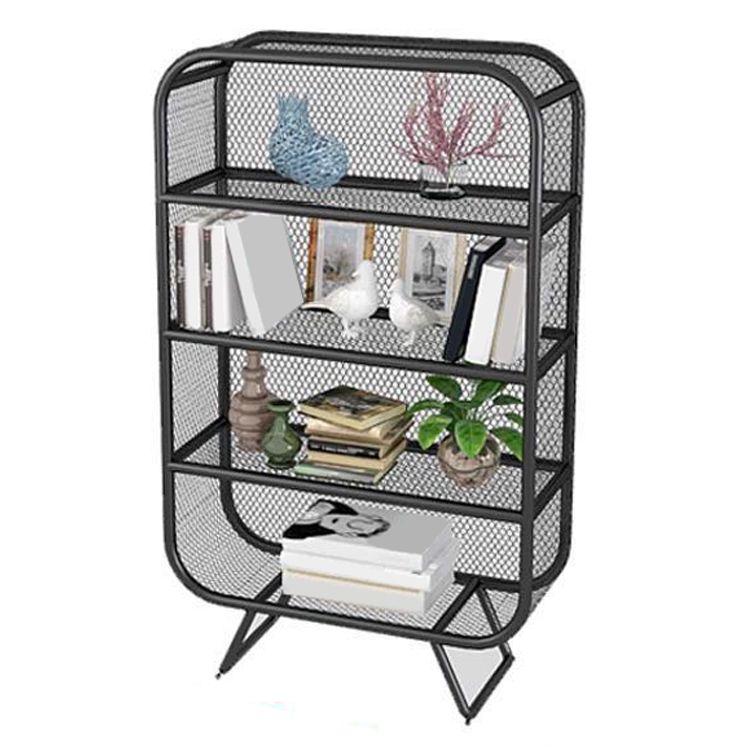 Modern Style Standard Bookcase Metal Bookshelf for Home Office