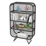 Modern Style Standard Bookcase Metal Bookshelf for Home Office