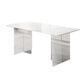 Table en acrylique et en ardoise style industriel