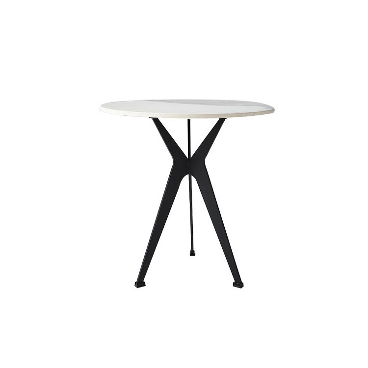 20" Tall Modern Marble Table Top End Table With Three Metal Legs Clearhalo 'Coffee & Accent Tables' 'End & Side Tables' 'end_side_table' 'end_side_tables' 'furn' 'furn_end_side_tables' 'Furniture' 'furniture_end_side_table' 'Living Room Furniture' 1200x1200_8b5e6260-b666-45ca-96c6-9d21ee91a106