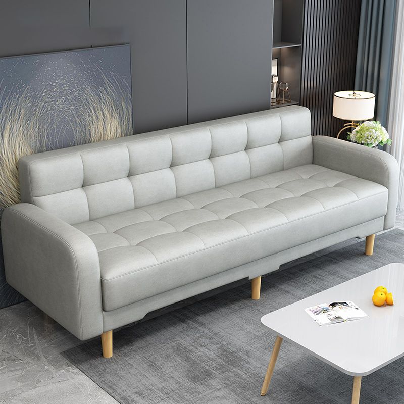 Industrial Living Room Settee Square Arm Biscuit Back Seating Clearhalo 'furn' 'furn_sofas' 'Furniture' 'Living Room Furniture' 'Sofa' 'sofas' 1200x1200_8b601da1-3d93-472c-9859-c308b9c40aa9