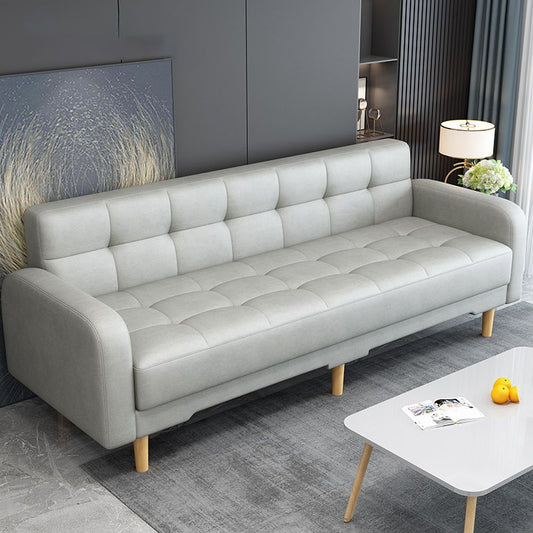 Industrial Living Room Settee Square Arm Biscuit Back Seating Clearhalo 'furn' 'furn_sofas' 'Furniture' 'Living Room Furniture' 'Sofa' 'sofas' 1200x1200_8b601da1-3d93-472c-9859-c308b9c40aa9