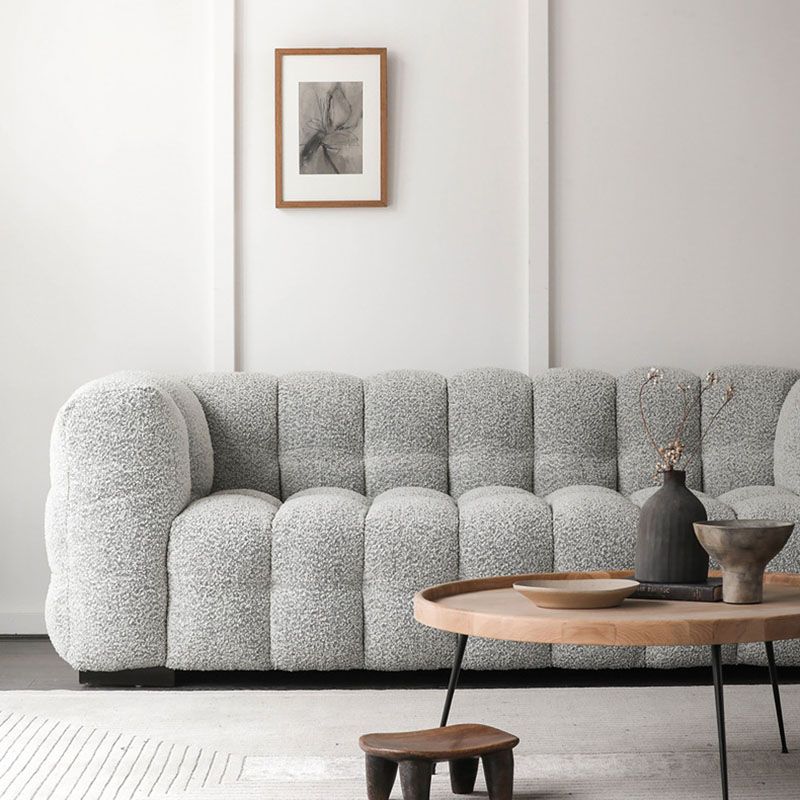 Almohada de la almohada Sofá con la lana de brazo de esmoquin contemporánea - 40.16 "D