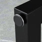 Industrial Style Bistro Bar Desk Stone Rectangle Pub Table for Cafe and Breakroom