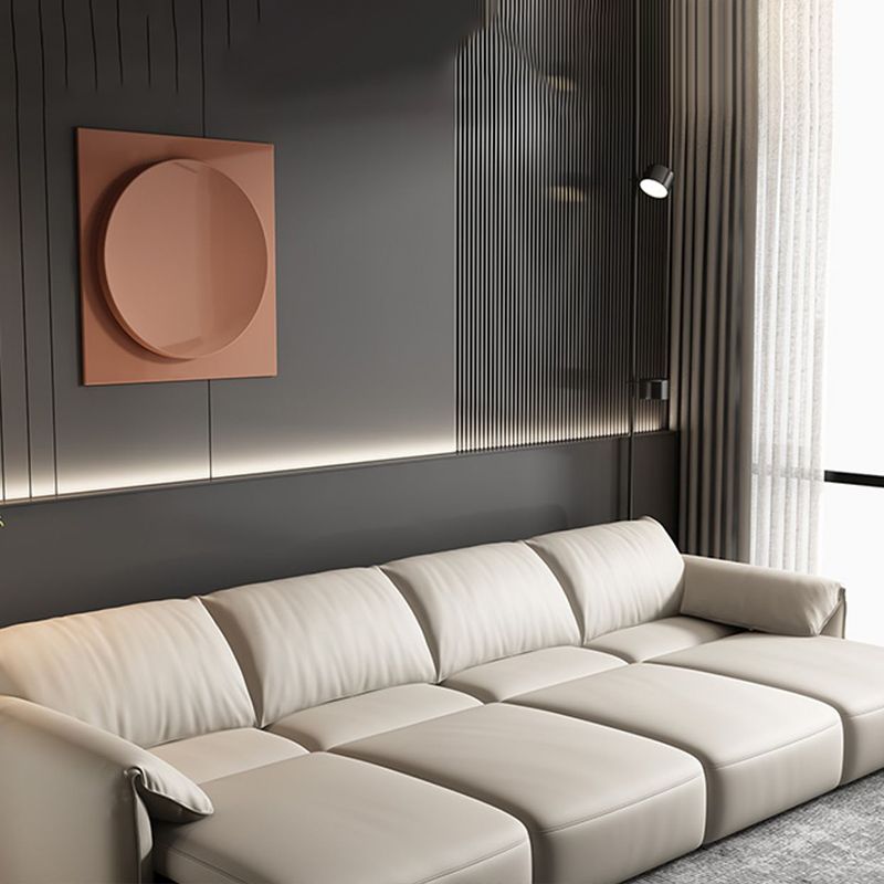 41.34" Wide Contemporary Futon Sofa Bed White Futon Solid Wood Sleeper Sofa Clearhalo 'furn' 'furn_futons' 'Furniture' 'Futons & Daybeds' 'Futons' 'Living Room Furniture' 1200x1200_8b6167d3-f960-4d86-b836-d7346ae3f58c