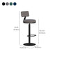 Contemporary Low Back Counter Height Stools with Footrest for Living Room Clearhalo 'Bar Furniture' 'Bar Stools' 'bar_stools' 'furn' 'furn_bar_stools' 'Furniture' 'Kitchen & Dining Furniture' 1200x1200_8b616ed0-b32b-42b8-99c3-8edd61e3fb3d