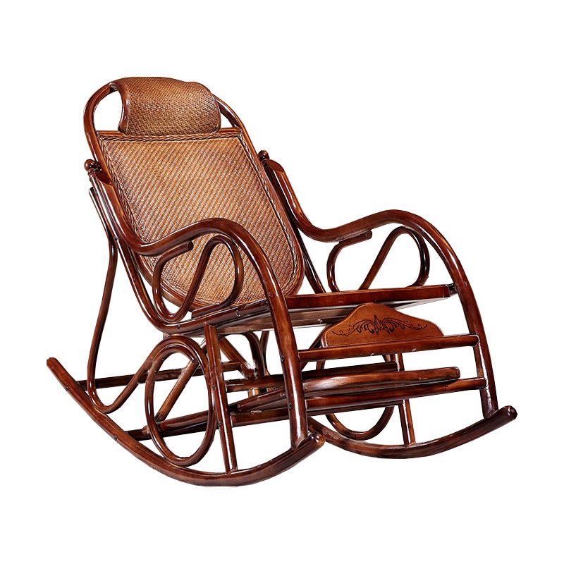 Mid Century moderne stijl schommelstoel houten schommelstoel voor woonkamer