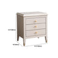 Solid Wood Accent Bedside Cabinet Drawers Included Night Table with Legs