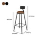 Juego de mesa de pub moderno de 1/2/4 piezas, mesa de mostrador de madera rectangular con taburetes
