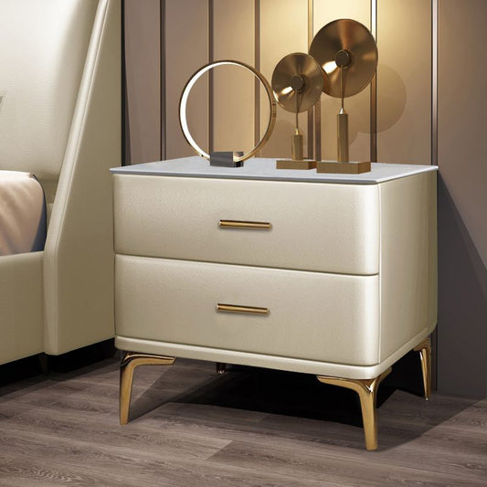 Moderne massive Holzschubladen Aufbewahrung Nacht Tabelle 2 Schubladenbett Nachttisch