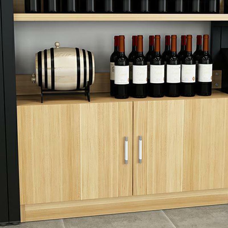 Industrial Floor Wine Rack Manufactured Wood Wine Jail with Shelf Clearhalo 'furn' 'furn_wine_racks' 'Furniture' 'Kitchen & Dining Furniture' 'Wine Racks' 'wine_racks' 1200x1200_8b656411-261b-4d4a-97c9-8fb77c4e90a0