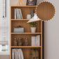 Modern Engineered Wood Bookcase Standard Bookshelf for Any Room 23.6" L X 11.8" H