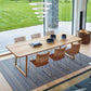 Rectangle Double Pedestal Industrial Table Fixed Table of Solid Wood Clearhalo ' dining_table' 'Dining Tables & Seating' 'Dining Tables' 'furn' 'furn_dining_table' 'Furniture' 'furniture_dining_table' 'Kitchen & Dining Furniture' 'kitchen&dining_furn' 'kitchen' 'kitchen_dining_table' 1200x1200_8b686c91-e895-4521-8d98-1b1f2a6287ec