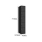 Black Steel Wardrobe Closet Contemporary Hinged Wardrobe Cabinet Clearhalo 'Armoires & Wardrobes' 'armoires_wardrobes' 'Bedroom Furniture' 'furn' 'furn_armoires_wardrobes' 'Furniture' 1200x1200_8b6923f3-5714-46ab-9819-67a8a9397e80