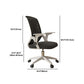 Mesh Desk Chair Contemporary Ergonomic Office Chair for Home Office
