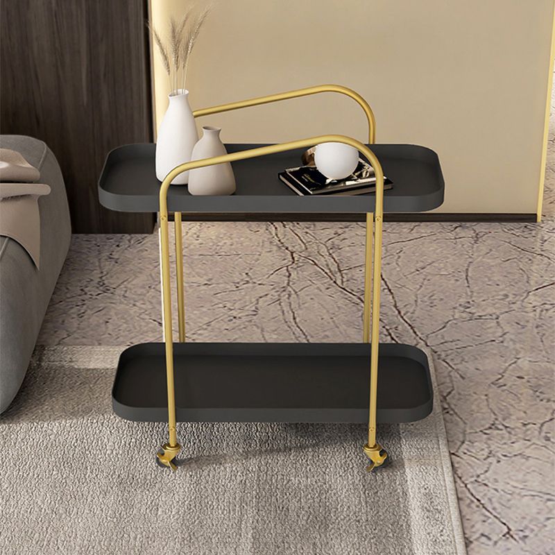 11" Wide Glam Corner Table Rectangular Accent Side Table with Storage Clearhalo 'Coffee & Accent Tables' 'End & Side Tables' 'end_side_tables' 'furn' 'furn_end_side_tables' 'Furniture' 'Living Room Furniture' 1200x1200_8b6b59e3-5785-4e76-8e0d-e4933a5abeeb