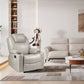 Metal Frame Home Theater Recliner Swivel Rocker Sedia con deposito