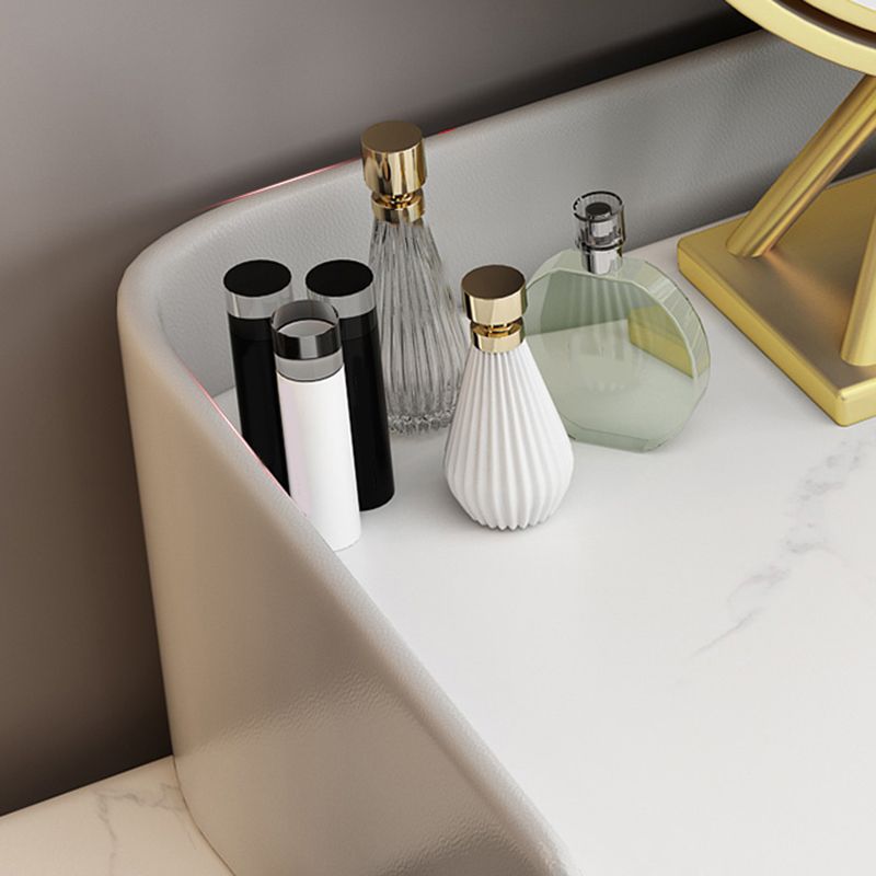 31.88 "5つのストレージ引き出し付きの高メイクアップバニティグラムバニティセット