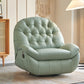 Contemporary Recliner Metal Solid Color Swivel Rocker Indoor Recliner