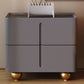 Faux Marble Bedside Gabinet 2 Cajones Cama de almacenamiento Noche