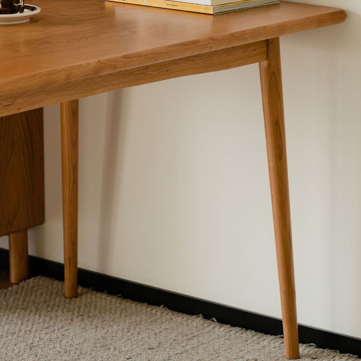 Modern Rectangular Solid Wood Tabletop Dining Table with 4 Legs Clearhalo 'Dining Tables & Seating' 'Dining Tables' 'dining_table' 'furn' 'furn_dining_table' 'Furniture' 'Kitchen & Dining Furniture' 1200x1200_8b7a9af2-bfed-4a91-9686-15ea9e4c13c5
