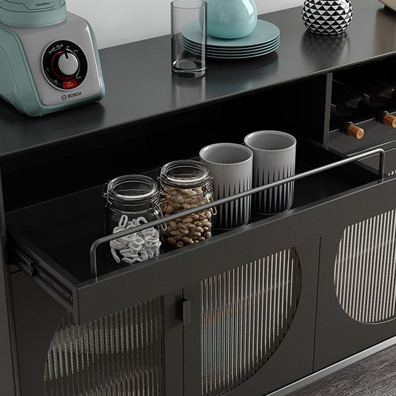 Servidor moderno de comedor Puertas de madera de madera servidor buffet con puertas para sala de estar