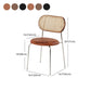 Modern Style PU Leather Side Chair Open Back Dining Side Chair for Dining Room Clearhalo 'Dining Chairs' 'Dining Tables & Seating' 'dining_chair' 'furn' 'furn_dining_chair' 'Furniture' 'furniture_dining_chair' 'Kitchen & Dining Furniture' 1200x1200_8b7bbaf9-c579-4231-92c6-c7313fe5ead5
