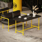 Industrial Style Dining Table Solid Wood Dining Table with Trestle Base Clearhalo 'Dining Tables & Seating' 'Dining Tables' 'dining_table' 'furn' 'furn_dining_table' 'Furniture' 'furniture_dining_table' 'Kitchen & Dining Furniture' 'kitchen' 'kitchen_dining_table' 1200x1200_8b7e7b8d-7fd5-4719-bfc4-e1546a69a20c