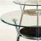 Metal Contemporary Round Dining Table Glass Top Table for Dining Room Clearhalo 'Dining Tables & Seating' 'Dining Tables' 'dining_table' 'furn' 'furn_dining_table' 'Furniture' 'furniture_dining_table' 'Kitchen & Dining Furniture' 'kitchen' 'kitchen_dining_table' 1200x1200_8b7ed524-bd72-43d2-a052-101767948c87