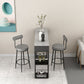 Glam Style Rectangle Bar Table Stone Fixed Bistro Bar Desk with Storage Clearhalo 'Bar Furniture' 'Bar Tables' 'bar_tables' 'furn' 'furn_bar_tables' 'Furniture' 'Kitchen & Dining Furniture' 1200x1200_8b7ef957-b787-47c8-be4d-4ebb49d43187