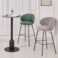 Fixed Bar Table Industrial Bistro Bar Height Cocktail Table with Metal Pedestal Clearhalo 'Bar Furniture' 'Bar Tables' 'bar_tables' 'furn' 'furn_bar_tables' 'Furniture' 'Kitchen & Dining Furniture' 1200x1200_8b7ef9d5-8c45-49d4-becf-e09b09b8229b