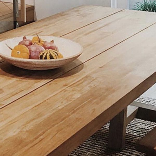Pine Wood Dining Table Modern Rectangle Table with Double Pedestal Base Clearhalo ' dining_table' 'Dining Tables & Seating' 'Dining Tables' 'furn' 'furn_dining_table' 'Furniture' 'furniture_dining_table' 'Kitchen & Dining Furniture' 'kitchen&dining_furn' 'kitchen' 'kitchen_dining_table' 1200x1200_8b819f3d-c0a4-48e6-b986-8af72c02b554