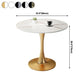 Modern Style Round Dining Table Sintered Stone Table with Tulip Base for Home Clearhalo ' dining_table' 'Dining Tables & Seating' 'Dining Tables' 'furn' 'furn_dining_table' 'Furniture' 'furniture_dining_table' 'Kitchen & Dining Furniture' 'kitchen&dining_furn' 'kitchen' 'kitchen_dining_table' 1200x1200_8b81d14a-547a-4c3c-b205-36a4446de5da