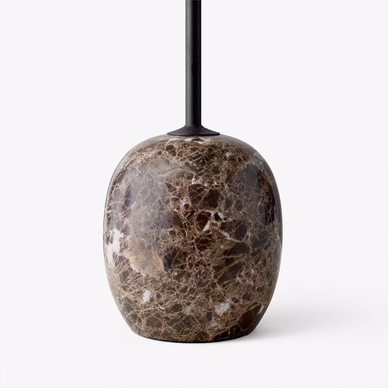 Round Metal Table Marble Pedestal Base Medieval Modern Style Side Table Clearhalo 'Coffee & Accent Tables' 'End & Side Tables' 'end_side_tables' 'furn' 'furn_end_side_tables' 'Furniture' 'Living Room Furniture' 1200x1200_8b84e1b2-693b-4b3c-bdba-ae7bc8e0bf3d