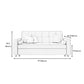 35.43"H Linen/Faux Leather Convertible Sleeper Square Arm Tufted Sofa Clearhalo 'furn' 'furn_sofas' 'Furniture' 'furniture_sofas' 'kitchen' 'kitchen_sofas' 'Living Room Furniture' 'Sofa' 'sofas' 1200x1200_8b86d48a-e52d-40dd-b35d-fec515d63025