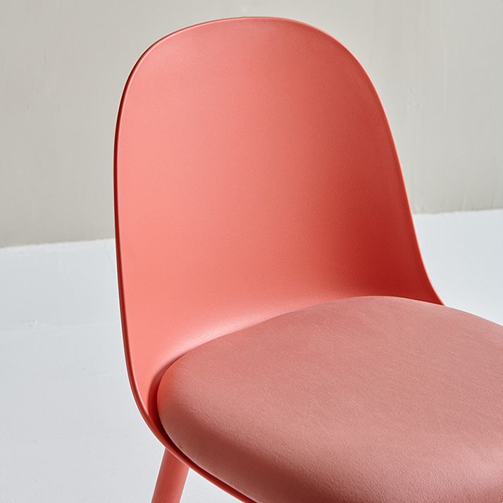 Glam Plastic Indoor-Outdoor Room Side Chairs Solid Back Chair Clearhalo ' kitchen&dining_furn' 'Dining Chairs' 'Dining Tables & Seating' 'dining_chair' 'furn' 'furn_dining_chair' 'Furniture' 'furniture_dining_chair' 'Kitchen & Dining Furniture' 'kitchen' 1200x1200_8b880f6a-6fed-447f-9503-b5e4d0a849fb