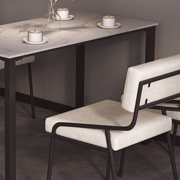 Industrial PU Leather Dining Chair Open Back Upholstered Dining Side Chair Clearhalo 'Dining Chairs' 'Dining Tables & Seating' 'dining_chair' 'furn' 'furn_dining_chair' 'Furniture' 'Kitchen & Dining Furniture' 1200x1200_8b8925f8-2b4e-4519-8adc-5b994709bd5b