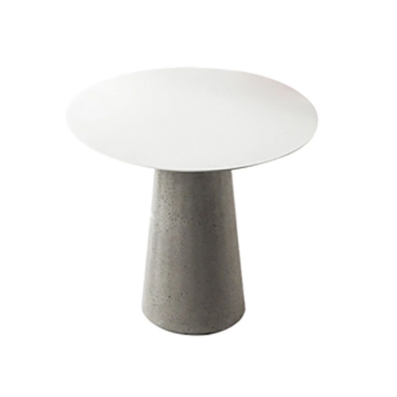 Tabella laterale superiore del ferro in calcestruzzo di divano di divano laterale tavolo