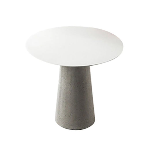 Tabella laterale superiore del ferro in calcestruzzo di divano di divano laterale tavolo