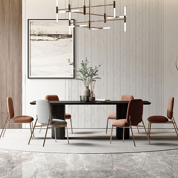 Industrial Solid Wood Dining Table Rectangle Table with Double Pedestal Clearhalo ' dining_table' 'Dining Tables & Seating' 'Dining Tables' 'furn' 'furn_dining_table' 'Furniture' 'furniture_dining_table' 'Kitchen & Dining Furniture' 'kitchen&dining_furn' 'kitchen' 'kitchen_dining_table' 1200x1200_8b8ecd9b-7d3d-4bf1-b420-2c65d3f120c7