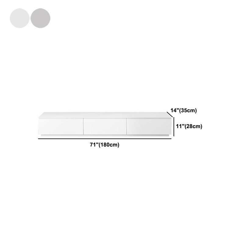 Console TV per la casa moderna moderna di archiviazione TV con cassetti