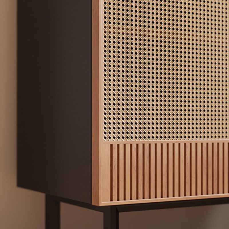 Tavolo da buffet contemporaneo Scheda laterale in legno massiccio con armadi