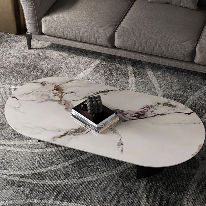 No Distressing Coffee Table Modern 2 Legs Free-Form Single Coffee Table Clearhalo 'Coffee & Accent Tables' 'Coffee Tables' 'coffee_tables' 'furn' 'furn_coffee_tables' 'Furniture' 'Living Room Furniture' 1200x1200_8b9527bb-23e6-476d-93c3-15233a4a1db1