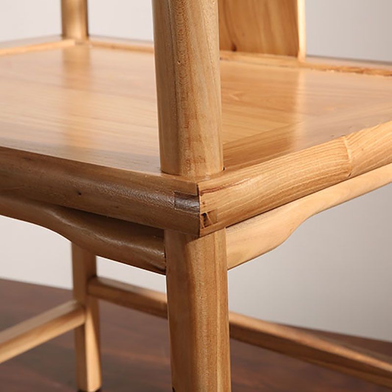 伝統的なダイニングスラトバックチェア木製の脚のダイニングアームサイドチェア