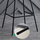 Tabouret de bar de style contemporain tabouret de bar en cuir pu avec des jambes en métal pour la maison