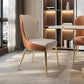Nordic Glam Style Chair Dining Armless Chairs with Metal Legs for Kitchen Clearhalo 'Dining Chairs' 'Dining Tables & Seating' 'dining_chair' 'furn' 'furn_dining_chair' 'Furniture' 'Kitchen & Dining Furniture' 1200x1200_8b990a27-eb74-4444-98e1-6d0f97b7597a