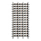 Industrial Floor Wine Bottle Rack Black Iron Bottle Holder for Bar