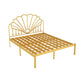 IJzeren bedframe, bedrader bedframe in stevige kleur met metalen benen