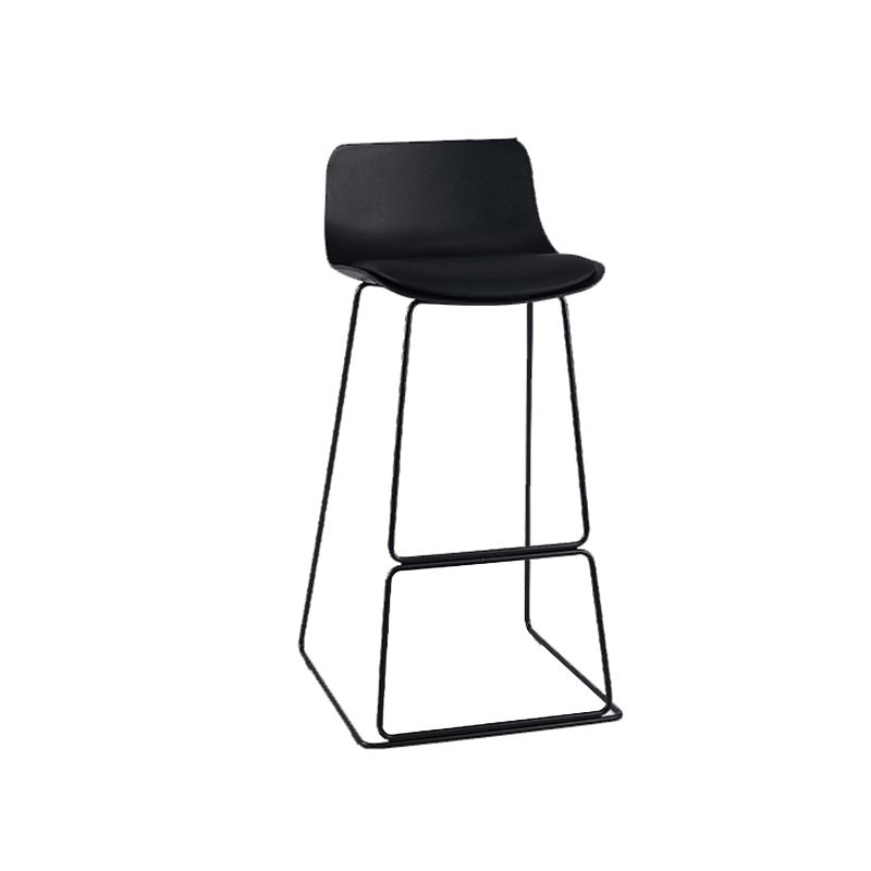 Indoor Footrest Dining Stool Plastic Industrial Low Back Counter-height Stool Clearhalo 'Bar Furniture' 'Bar Stools' 'bar_stools' 'furn' 'furn_bar_stools' 'Furniture' 'Kitchen & Dining Furniture' 1200x1200_8b9ba95d-08d0-4f39-814c-3d4c01d3cd3f